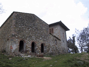 Una delle fotografie effettuate agli edifici oggetto di rilievo, vedi in alto l'immagine riassuntiva dei punti di vista delle foto