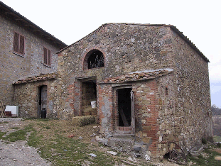 Una delle fotografie effettuate agli edifici oggetto di rilievo, vedi in alto l'immagine riassuntiva dei punti di vista delle foto