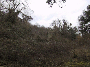 Una delle fotografie effettuate agli edifici oggetto di rilievo, vedi in alto l'immagine riassuntiva dei punti di vista delle foto